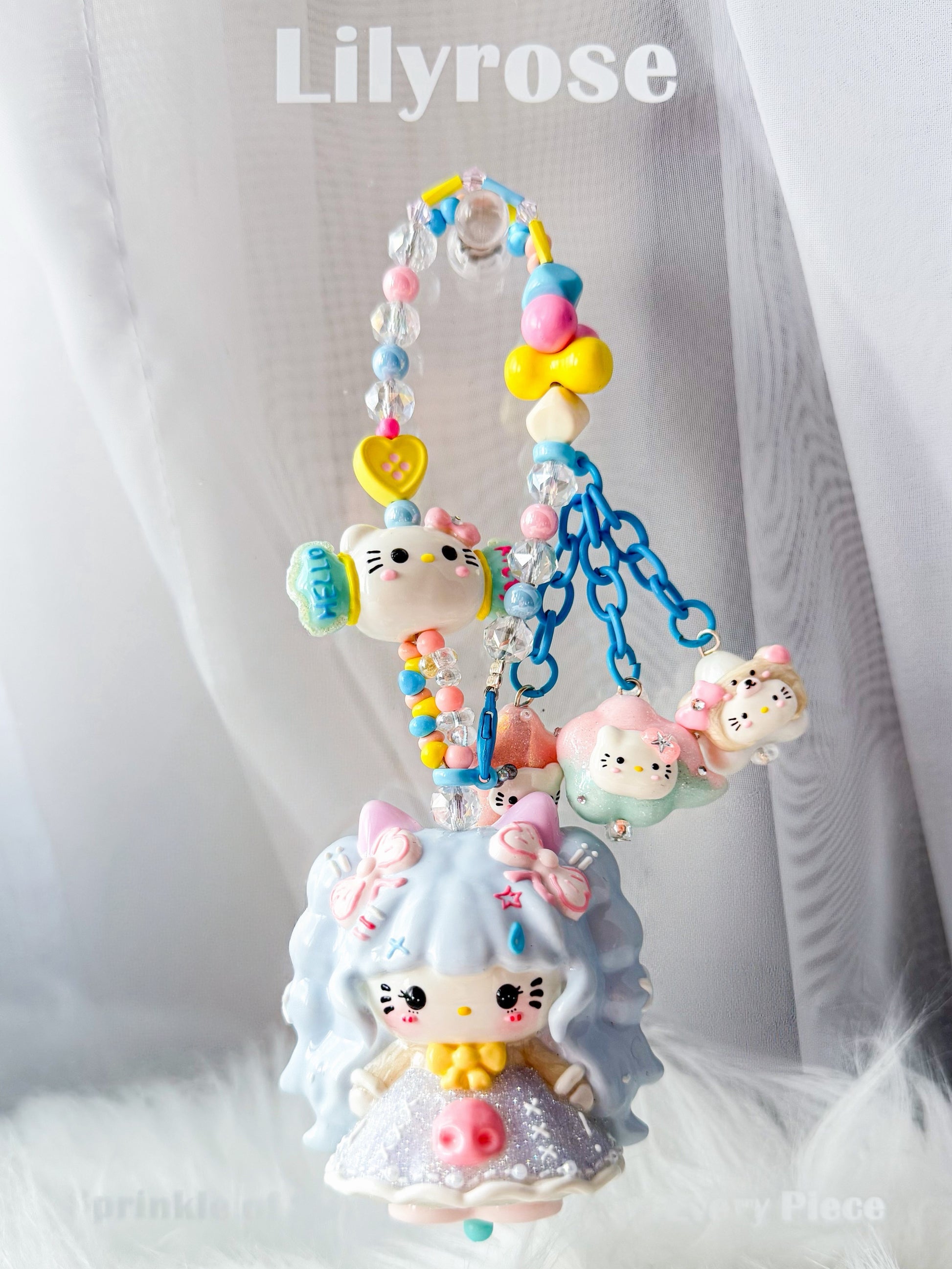 Kawaii Blue Fairy HK Bag Charm